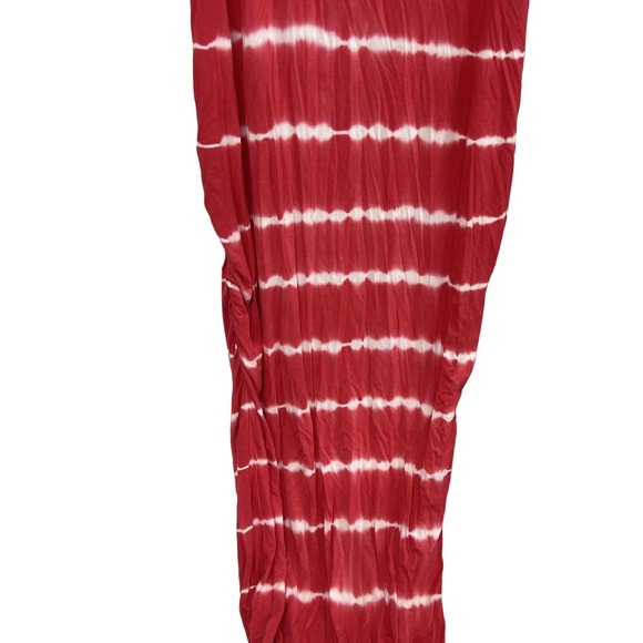 Printed Sleeveless Essential Knit Maternity Dress - Ingrid Isabel - Red SZ L - Picture 6 of 8